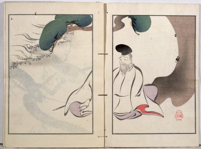 An Old Man Meditating, from a Collection of the Artist
